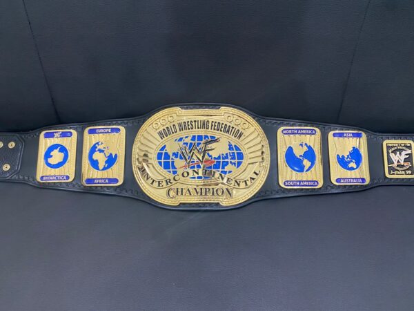 Wwf ic oval championship belt